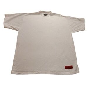 Ichiban 2003 White Short Sleeve Cotton T-Shirt Men's 2XL Crewneck Logo Patch
